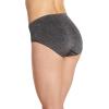 imageJockey Womens Underwear Smooth ampamp Shine Seamfree Hi CutBlack Heather