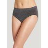imageJockey Womens Underwear Smooth ampamp Shine Seamfree Hi CutBlack Heather