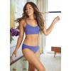imageJockey Womens Underwear Smooth ampamp Shine Seamfree Hi CutFuture Dusk