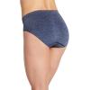 imageJockey Womens Underwear Smooth ampamp Shine Seamfree Hi CutNavy Heather