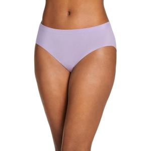 imageJockey Womens Underwear Smooth ampamp Shine Seamfree Hi CutDigital Lavender