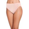 imageJockey Womens Plus Size Elance French Cut  3 PackCoral MistBelvedere StripeSmall Floral Expression