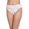imageJockey Womens Plus Size Elance French Cut  3 PackDeep PlumBelvedere Lavender StripeBella Floral