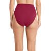 imageJockey Womens Plus Size Elance French Cut  3 PackRed PearWarm FloralSilver Plum