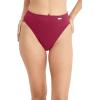imageJockey Womens Plus Size Elance French Cut  3 PackRed PearWarm FloralSilver Plum