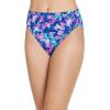imageJockey Womens Plus Size Elance French Cut  3 PackSoftest TealBelvedere Violet StripeTropical Burst