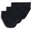 imageJockey Womens Plus Size Elance Hipster  3 PackBlack