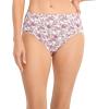 imageJockey Womens Plus Size Elance Hipster  3 PackBleachedElissa FloralSilver Plum