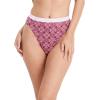 imageJockey Womens Underwear Classic French Cut  3 PackRed PearFawning GeoPink Harmony