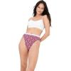 imageJockey Womens Underwear Classic French Cut  3 PackRed PearFawning GeoPink Harmony