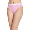 imageJockey Womens Underwear Classic French Cut  3 PackSienna SunsetSimple Pink StripeIvory