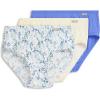 Iris Blue/Tender Yellow Stripe/Dainty White Florals