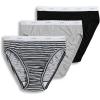 Grey Heather/Simple Stripe/Black