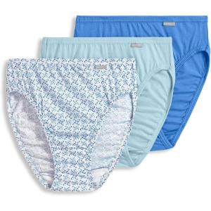 imageJockey Womens Plus Size Elance French Cut  3 PackSky BlueQuilted PrismMinty Mist
