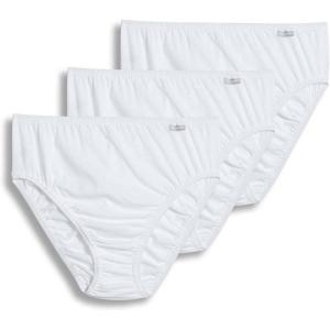 imageJockey Womens Plus Size Elance French Cut  3 PackWhite 3pack
