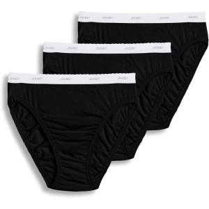 imageJockey Womens Underwear Classic French Cut  3 PackBlack