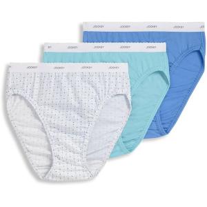 imageJockey Womens Underwear Classic French Cut  3 PackPicasso BlueFlower SunsCaspian Sea