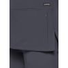 imageJockey Womens Scrubs True Fit Crossover VNeck Scrub TopCharcoal Grey