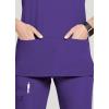imageJockey Womens Scrubs True Fit Crossover VNeck Scrub TopPurple
