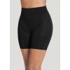 imageJockey Womens Shapewear Skimmies Seamfree Tummy Smoothing MidWaist MidThigh ShortBlack