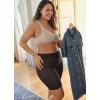 imageJockey Womens Shapewear Skimmies Seamfree Ultralight Smoothing Cooling NoChafe SlipshortBlack