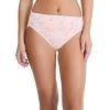 imageJockey Womens Underwear Supersoft Breathe French Cut  3 PackTessa FloralEcho BlueSunrise Peach