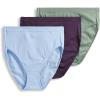 imageJockey Womens Elance Breathe French Cut  3 PackDried SageCherry WineDreamy Blue
