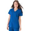 imageJockey Womens Scrubs True Fit Crossover VNeck Scrub TopRoyal