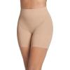imageJockey Womens Shapewear Skimmies Seamfree Tummy Smoothing MidWaist MidThigh ShortLight