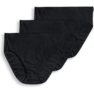 imageJockey Womens Elance Breathe French Cut  3 PackBlack