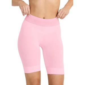imageJockey Womens Shapewear Skimmies Seamfree Ultralight Smoothing Cooling NoChafe SlipshortPink Opal