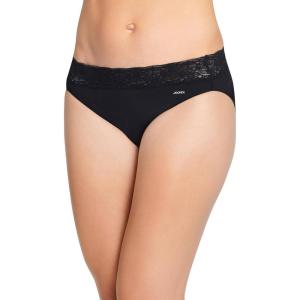 imageJockey Womens Underwear No Panty Line Promise Tactel Lace BikiniBlack