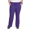 imageJockey Scrubs Classic Womens Extreme Comfy Elastic Waist Drawstring PantPurple