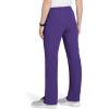imageJockey Scrubs Classic Womens Extreme Comfy Elastic Waist Drawstring PantPurple