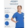 imageJockey Womens Scrubs Comfort Crew Scrub TopBlack