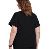 imageJockey Womens Scrubs Henley Scrub TopBlack
