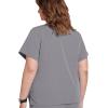 imageJockey Womens Scrubs Henley Scrub TopPewter