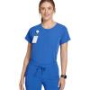 imageJockey Womens Scrubs Henley Scrub TopRoyal Blue