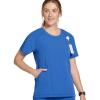 imageJockey Womens Scrubs Comfort Crew Scrub TopRoyal Blue