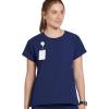 imageJockey Womens Scrubs Henley Scrub TopNew Navy