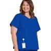 imageJockey 2306 Womens Mock Wrap Scrub Top  Comfort GuaranteedBlue