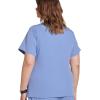 imageJockey 2306 Womens Mock Wrap Scrub Top  Comfort GuaranteedCeil Blue