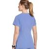 imageJockey 2306 Womens Mock Wrap Scrub Top  Comfort GuaranteedCeil Blue