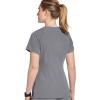 imageJockey 2306 Womens Mock Wrap Scrub Top  Comfort GuaranteedPewter