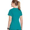 imageJockey 2306 Womens Mock Wrap Scrub Top  Comfort GuaranteedTeal