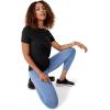 imageJockey Womens Activewear EVERACTIVE Short Sleeve Crew Neck TeeBlack