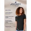 imageJockey Womens Activewear EVERACTIVE Short Sleeve Crew Neck TeeCumulus Cloud