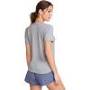 imageJockey Womens Activewear EVERACTIVE Short Sleeve Crew Neck TeeSilver Fox