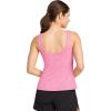 imageJockey Womens EVERACTIVE Tank with Builtin BraFruit Punch Heather