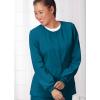imageJockey Womens Scrubs Classic Round Neckline Snap Scrub JacketCaribbean Blue